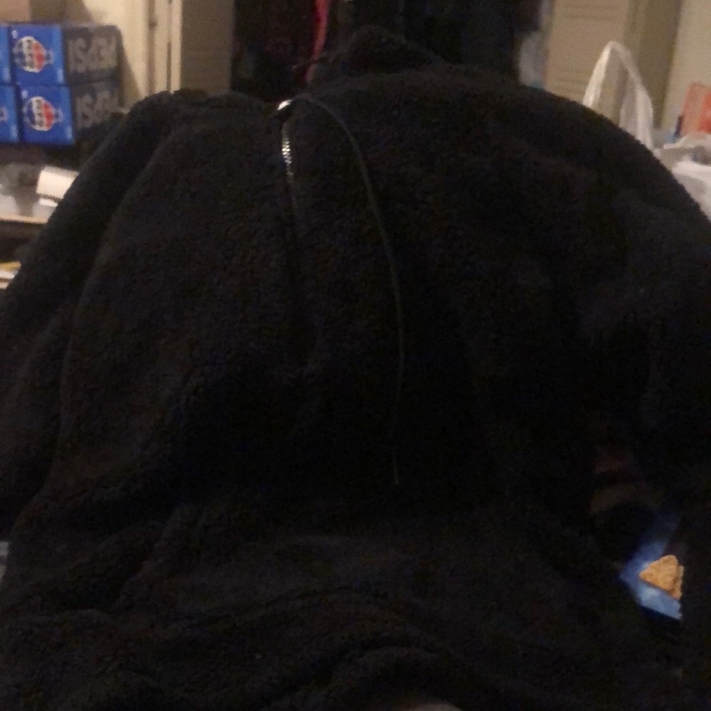Cozy Black Fleece Jacket